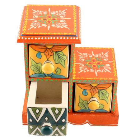 Spice Box Masala Rack Container Gift Items 